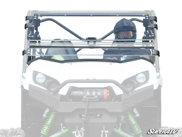 KAWASAKI TERYX SCRATCH RESISTANT FLIP WINDSHIELD