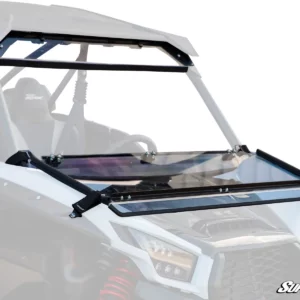 KAWASAKI TERYX KRX 1000 SCRATCH RESISTANT FLIP DOWN WINDSHIELD