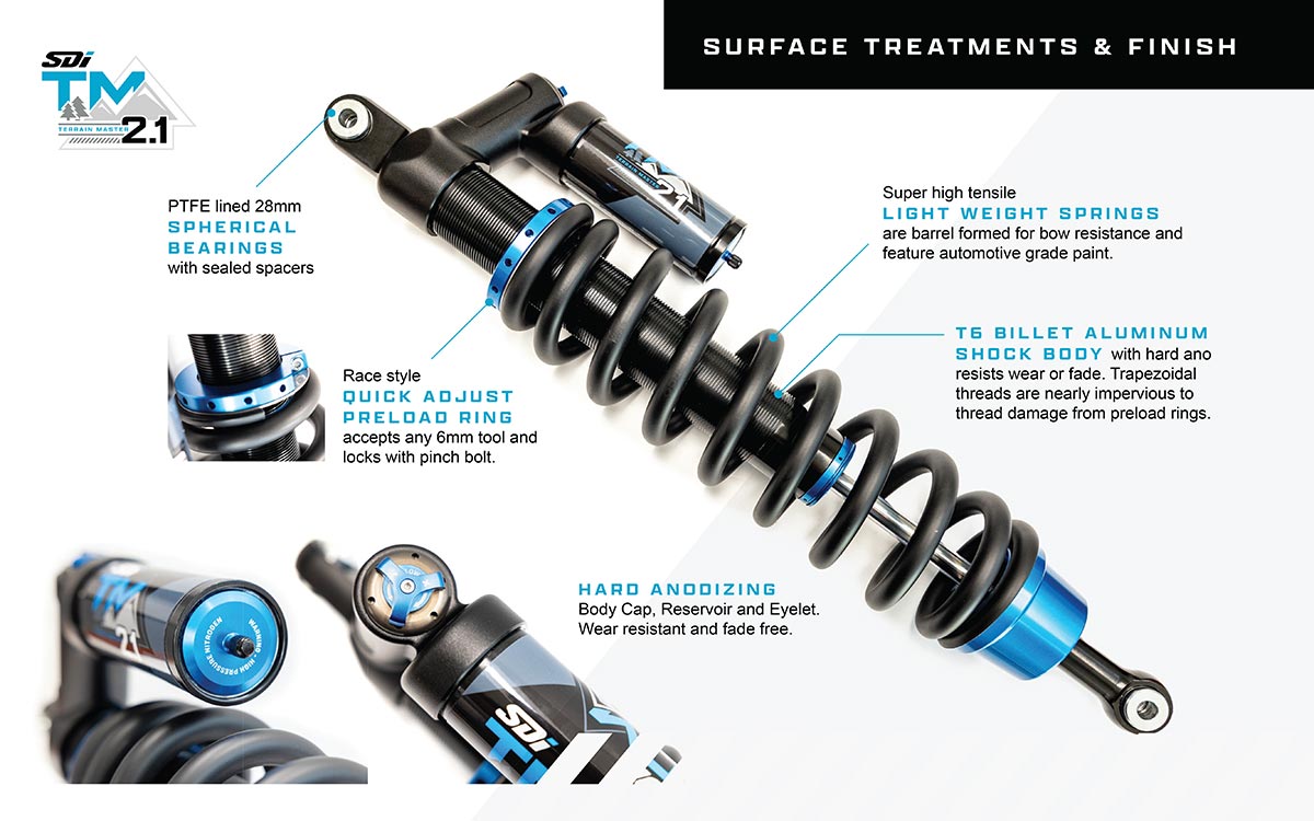 JBS Performance / Sdi Terrain Master 2.1 Shocks